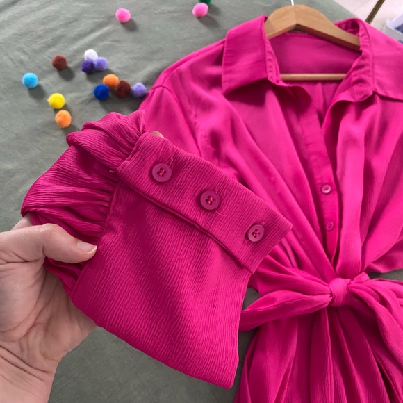 Vici | Hot Pink Mini Dress - Picture 2 of 7